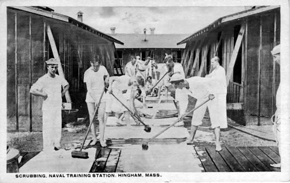 Scrubbing, Naval Training Station